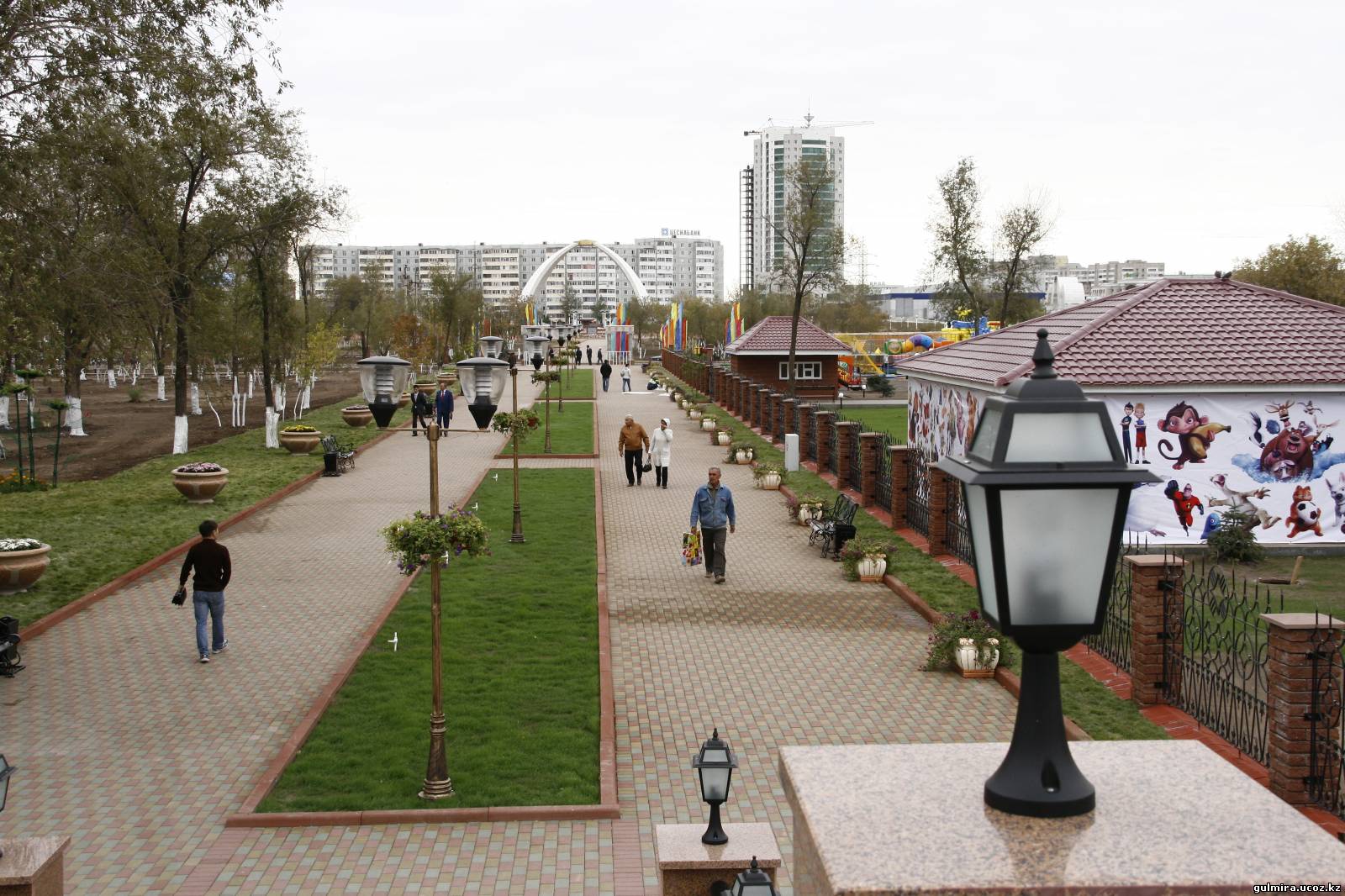 Актобе парк Пушкина